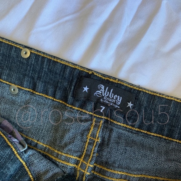 {Abbey DAWN} by Avril Lavigne Denim Mini +Distress - Picture 5 of 8